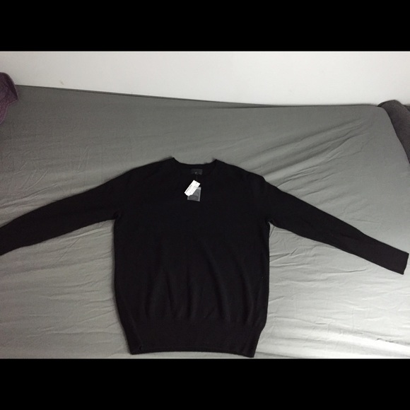 J. Crew NWT! Black 100% cashmere sweater.
