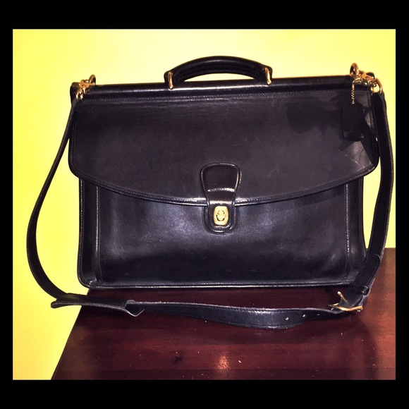 Coach Handbags - Coach Black Unisex Briefcase