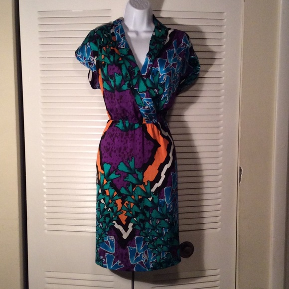 Peter Nygard 100% Polyester Multicolor dress
