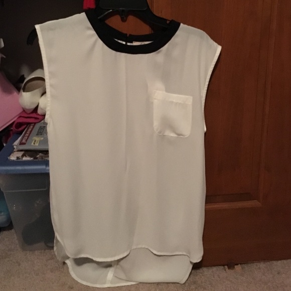 Sheer White Tank Top