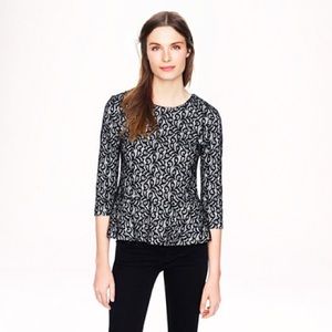 Jcrew Lace Peplum Top