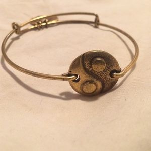 Alex + Ani yin yang expandable bangle