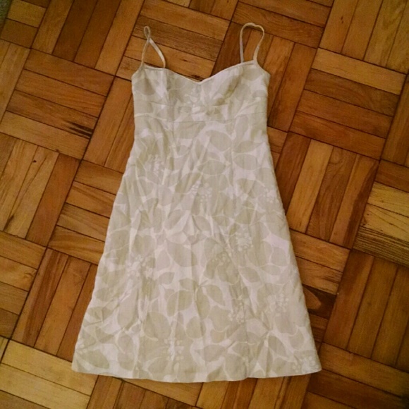 Banana Republic linen dress tea length sundress 00