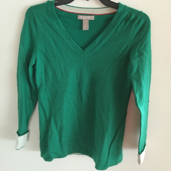 V neck sweater!