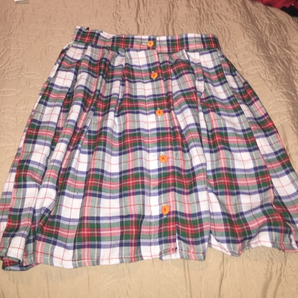 Plaid skirt