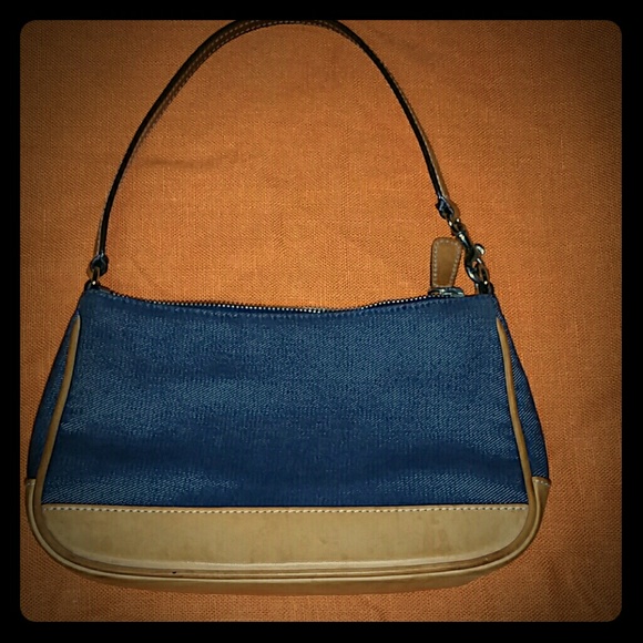 Authentic Coach Blue Jean Baguette