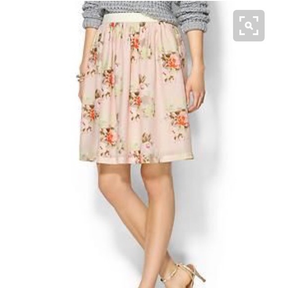 Piperlime Collection Sheer Floral Skirt - Picture 3 of 3