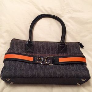 Christian Dior denim handbag