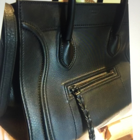 Celine Medium Phantom Bag Black Calfskin - Picture 2 of 16