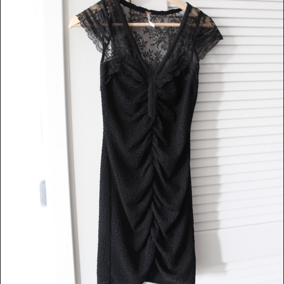 Free People Black Lace Dress - Picture 2 of 4