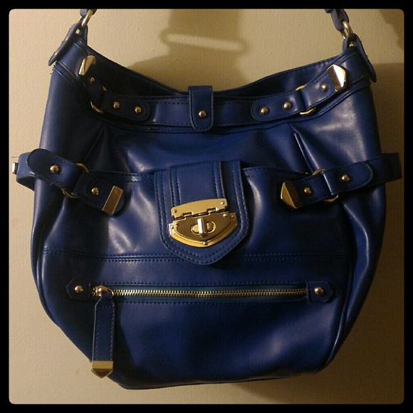 *RESERVED* Miss Gustto Blue Shoulder Bag
