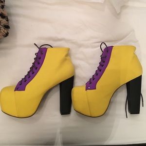 Jeffrey Campbell Neoprene Lita ! Worn once size 8