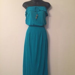 👗 Teal Maxi Dress 👗