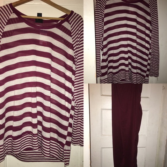 Plus size cotton high low top 3x
