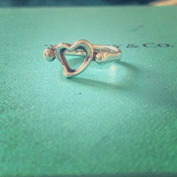 Tiffany Open Heart Ring