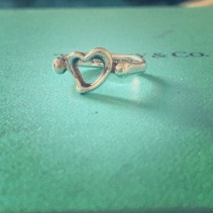 Tiffany Open Heart Ring