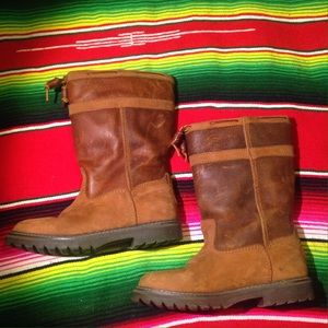 Waterproof leather winter boots