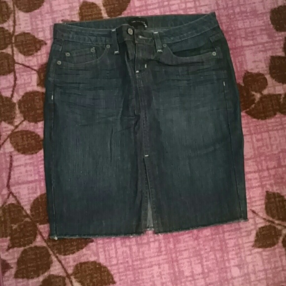 Pencil jean skirt