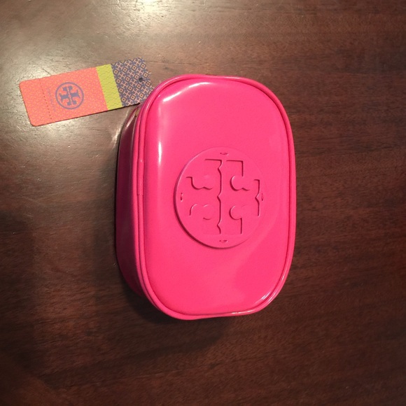 Tory burch cosmetic/makeup case