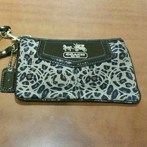 Authentic perfect condition Coach wristlet