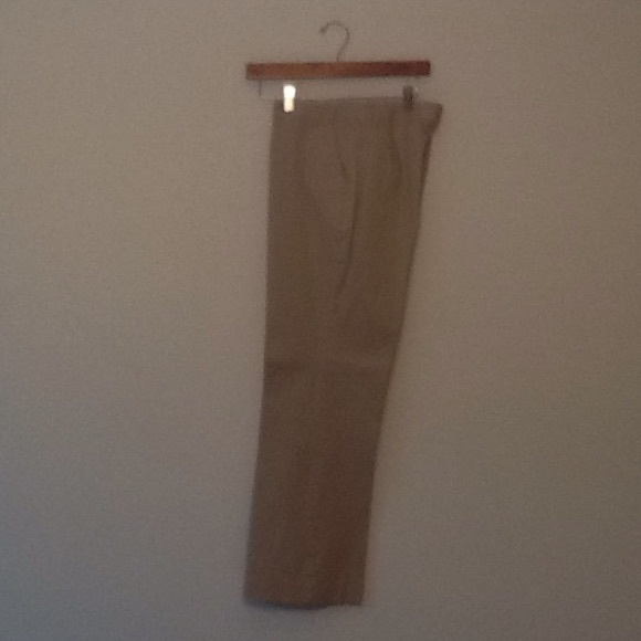 RALPH LAUREN tan cotton pants