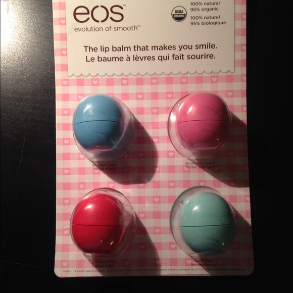 EOS lip balms