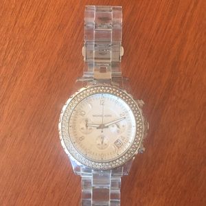 MICHAEL KORS CRYSTAL FACED WATCH