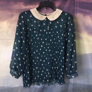 [Vintage] Polka Dot Blouse