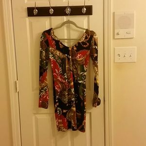 A multi patterned dress