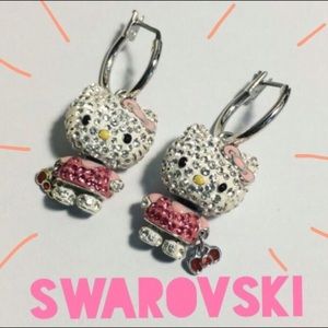 Hello Kitty Swarovski Earrings
