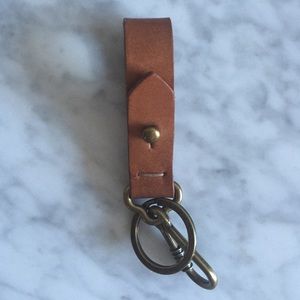 Madewell Leather Keychain