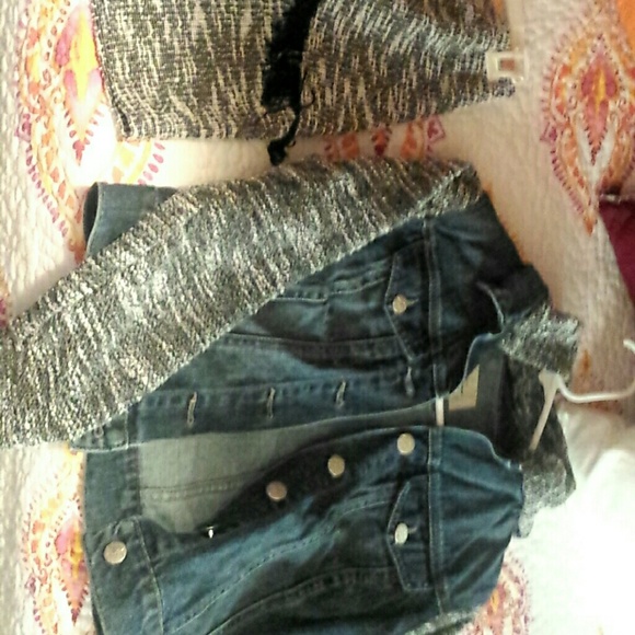 Skirt and Jean jacket set - Picture 2 of 4