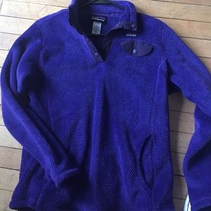 Purple fuzzy Patagonia fleece