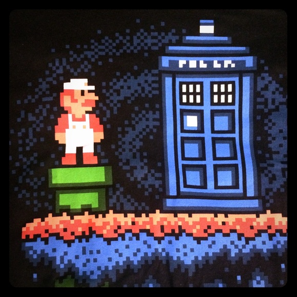 NWOT Warp Zone Nintendo Mario Dr Who Time Travel