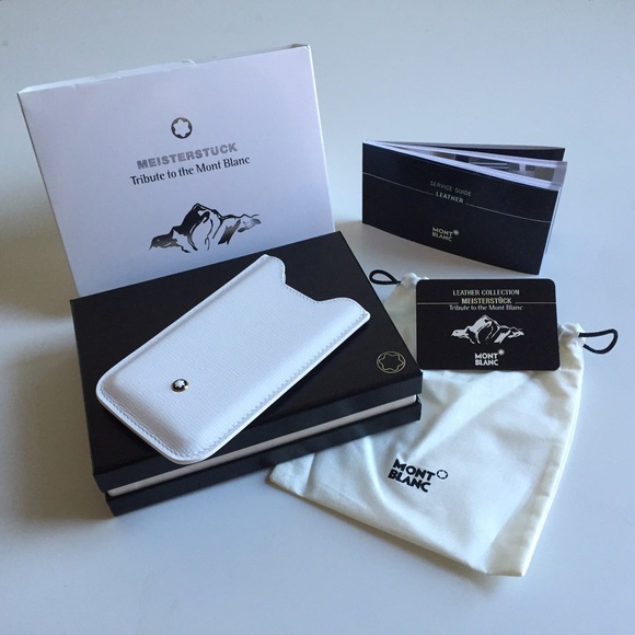 BRAND NEW Montblanc iPhone 5/5s Leather Cases - Picture 2 of 4