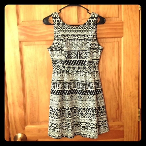 Hot tribal patterned dress by Monteau Los Angeles