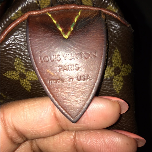 AUTH Vintage Louis Vuitton Speedy Bag - Picture 2 of 4