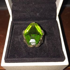 Vintage eclectic sterling silver ring