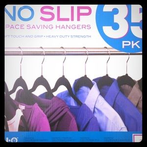 Non Slip Space Saving Hangers - 35 Pack