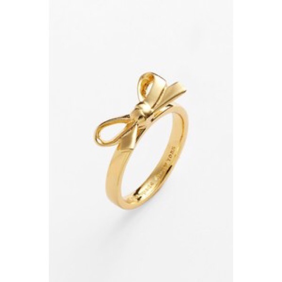 Rare Kate Spade Gold Bow Ring
