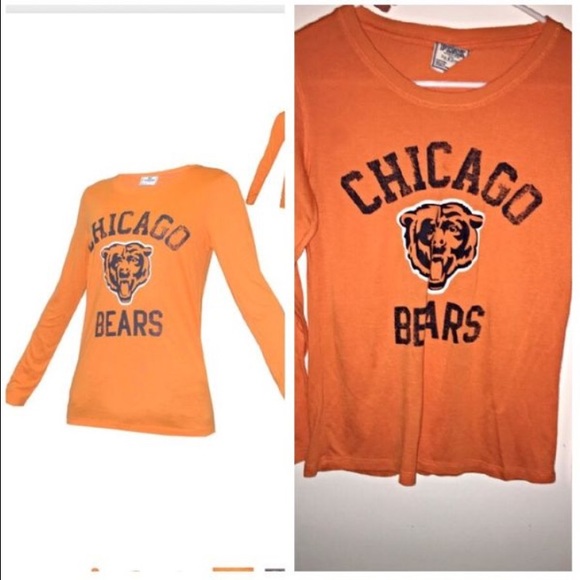 PINK Victoria's Secret Tops - Chicago Bears long sleeve VS "Pink" tee