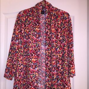 Lightweight, unstructured jacket.  Multicolored.