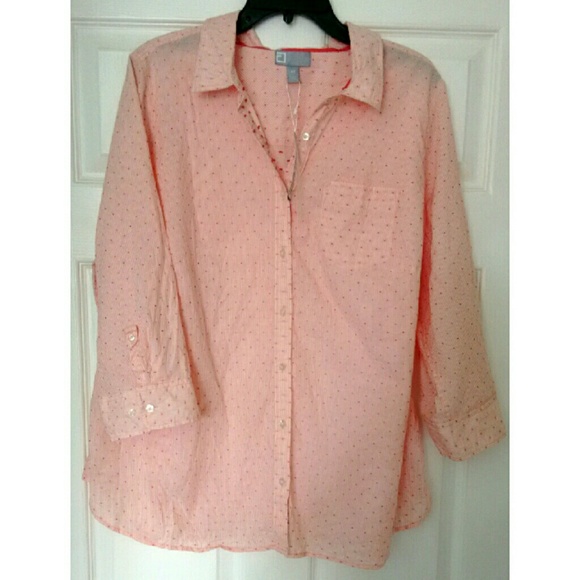 🆕 Plus Size Button Up Shirt - Picture 3 of 4