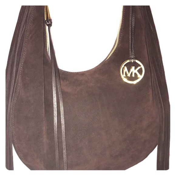 Michael Kors Rhea suede bag