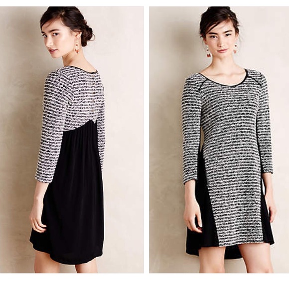 🚫SOLD🚫Anthropologie Stripeknit Swing Dress NWOT