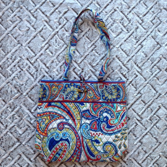 Vera Bradley Handbags - Vera Bradley Marina Paisley Tote