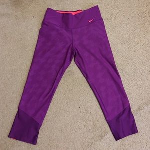 Purple Nike Workout Pants