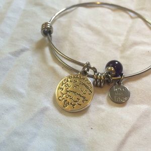 Silver Alex & Ani Knockoff