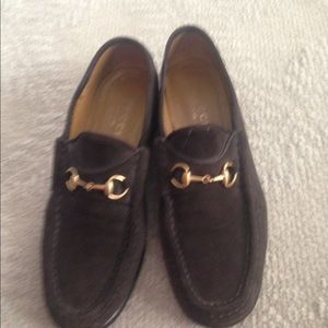 Gucci chocolate loafers great condition