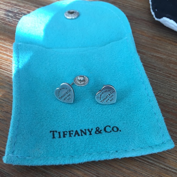 Tiffany Mini Heart Earrings